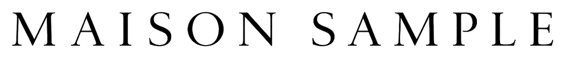 Maison Sample